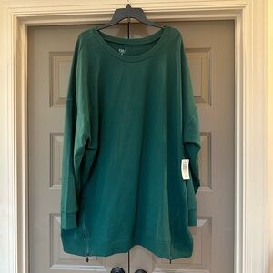 Torrid Deep Green Women's Crew Neck Sweater